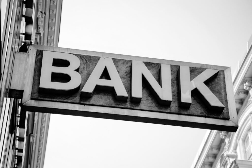 Old Bank Sign
